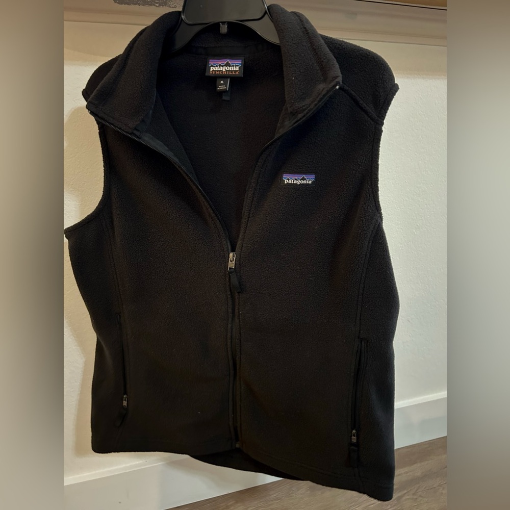 Patagonia Synchilla Black Fleece Vest XL